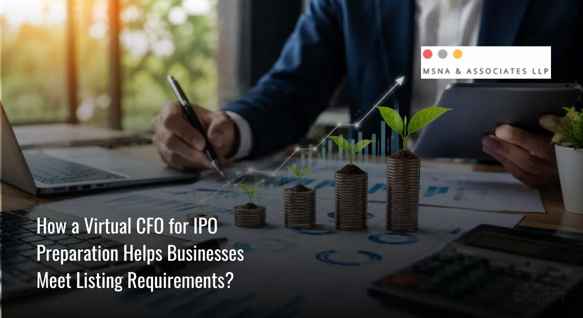 Virtual CFO for IPO Preparation helping businesses strengthen financial reporting, compliance, investor readiness, and successful public listing requirements -MSNA ASSOCIATES
