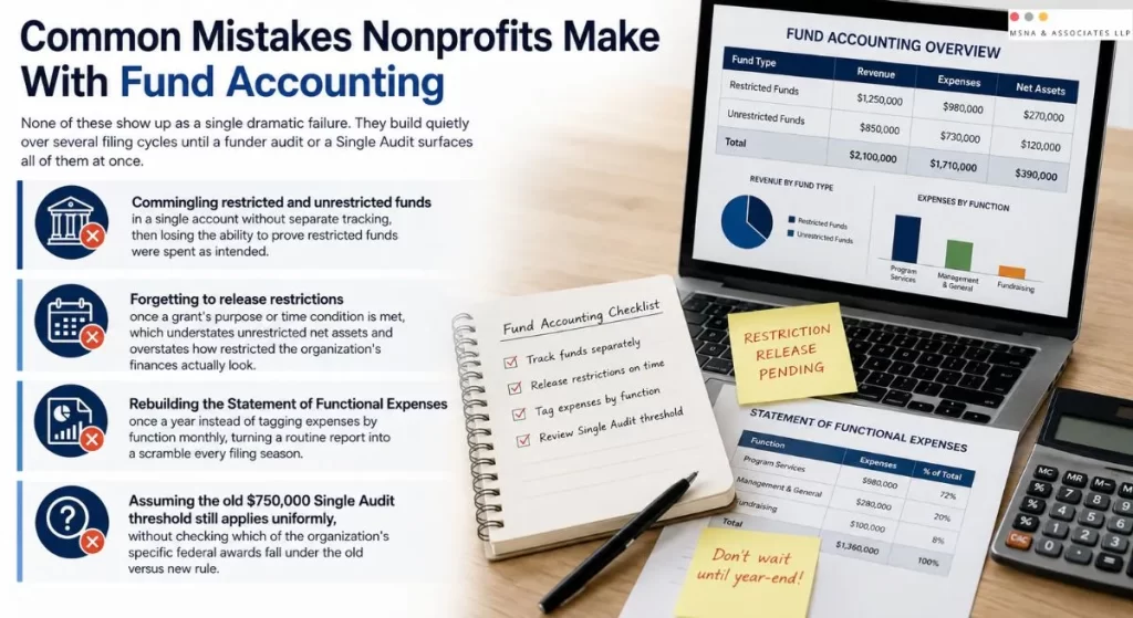 Outsourced accounting for US nonprofits to avoid common fund accounting and restricted fund mistakes-MSNA ASSOCIATES