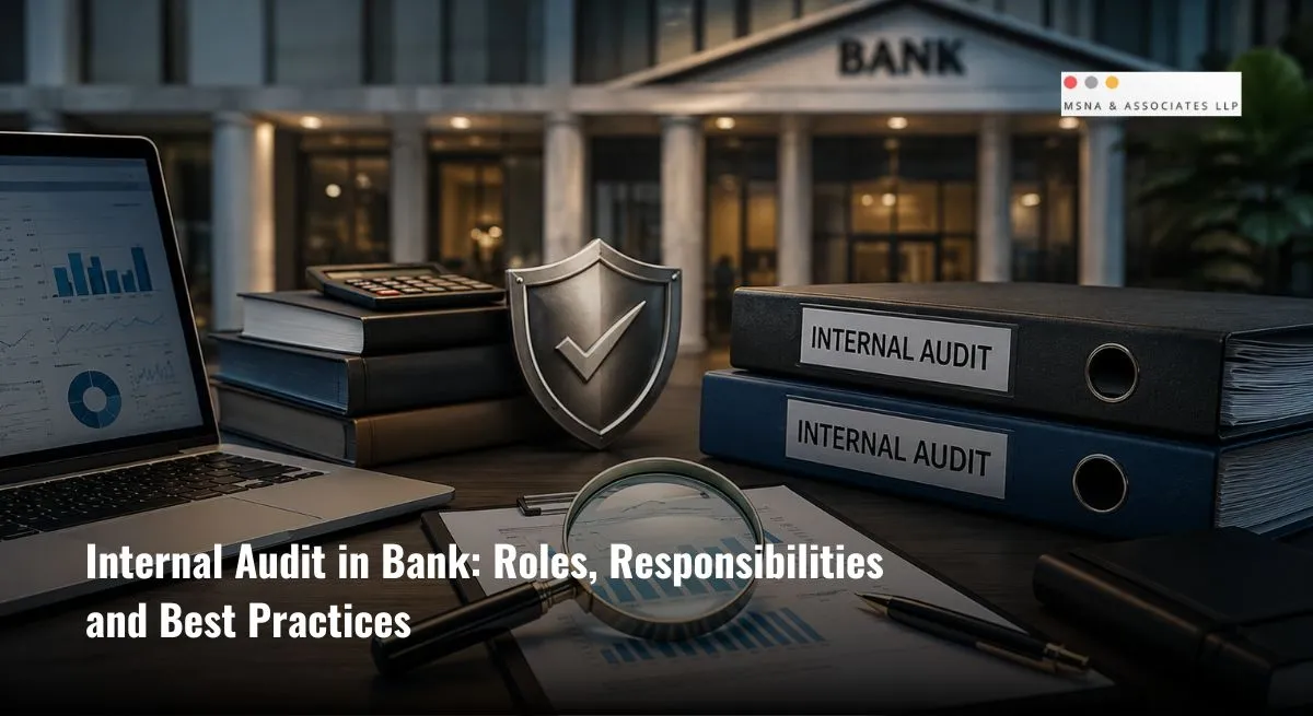 Internal audit in a bank for risk management, compliance and effective banking controls-MSNA ASSOCIATES