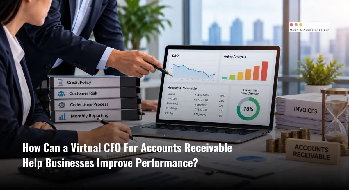 Virtual CFO for accounts receivable improving DSO, AR aging, collections, and cash flow performance-MSNA ASSOCIATES