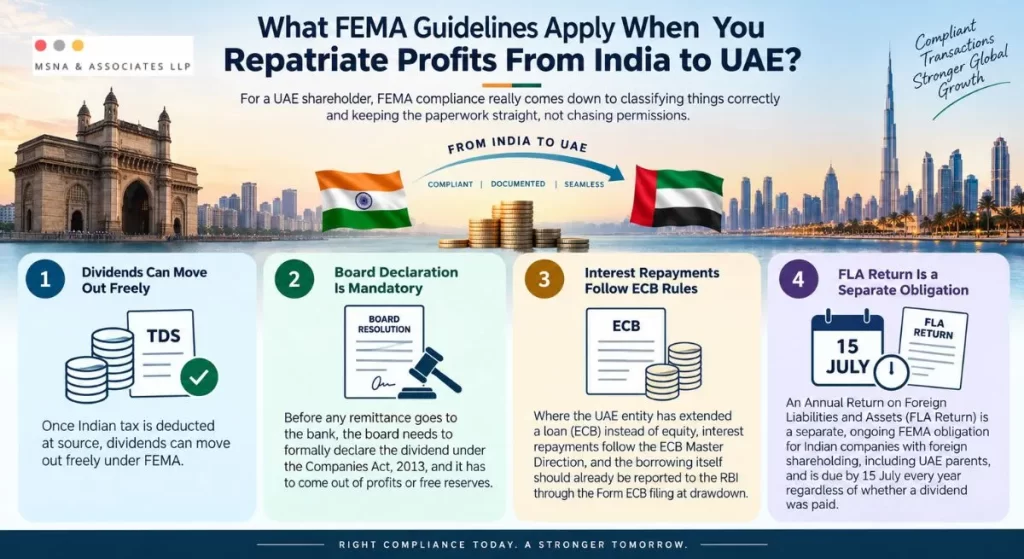 FEMA Guidelines Apply When Repatriate Profits From India to UAE?-MSNA ASSOCIATES