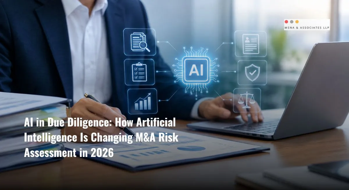 AI due diligence for M&A risk assessment, featuring AI-powered document analysis, financial review, and compliance checks-MSNA ASSOCIATES