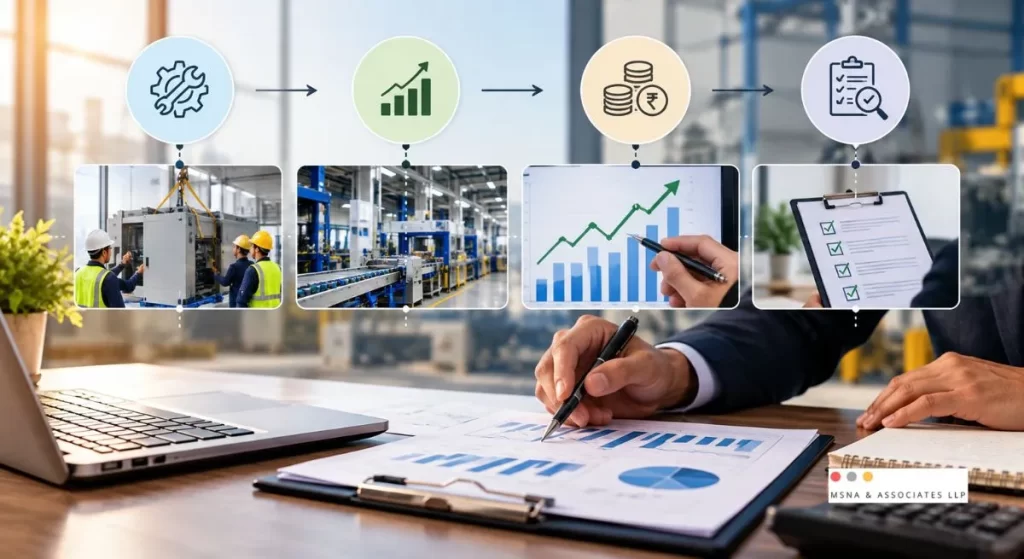 Virtual CFO for Capex Planning tracking post-investment performance, evaluating capital expenditure, monitoring ROI, and reviewing financial results-MSNA ASSOCIATES