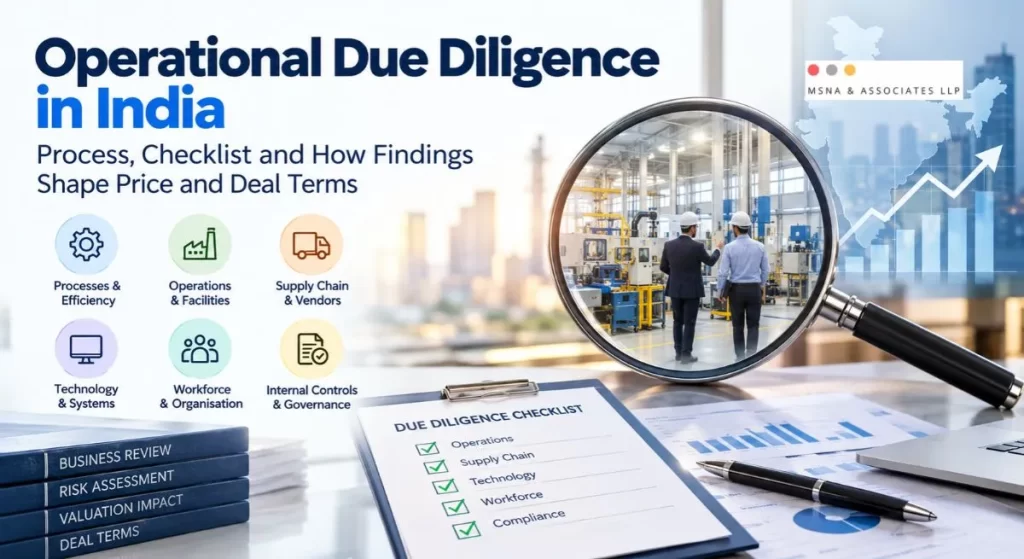process, checklist, and impact of Operational due diligence in India-MSNA ASSOCIATES