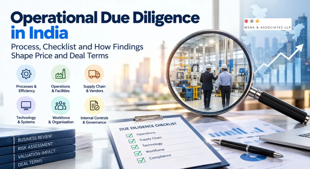 process, checklist, and impact of Operational due diligence in India-MSNA ASSOCIATES