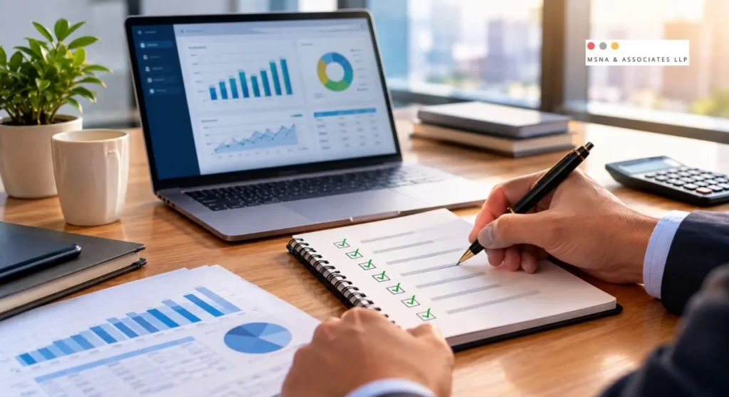 Management information system software dashboard highlighting financial data errors, reporting delays, disconnected systems, and Virtual CFO-led business insights-MSNA ASSOCIATES